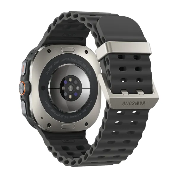 Умные часы Samsung Galaxy Watch Ultra 47мм, ремешок Marine (Titanium Silver, 2024)